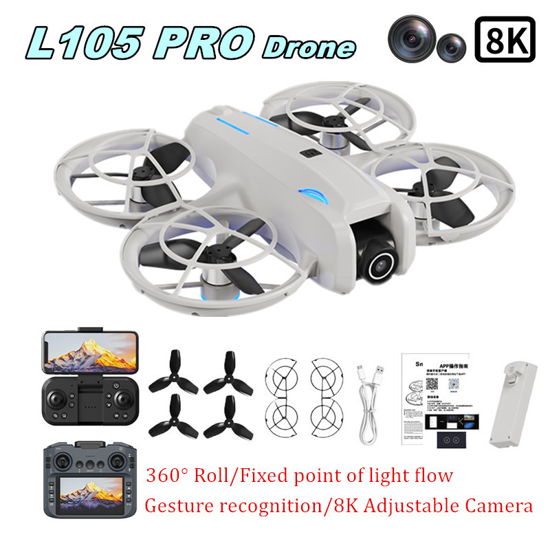 L105 PRO 드론 듀얼 8k 렌즈 완전 충돌 방지  - Drone Camera Hd 리뷰 및 가격